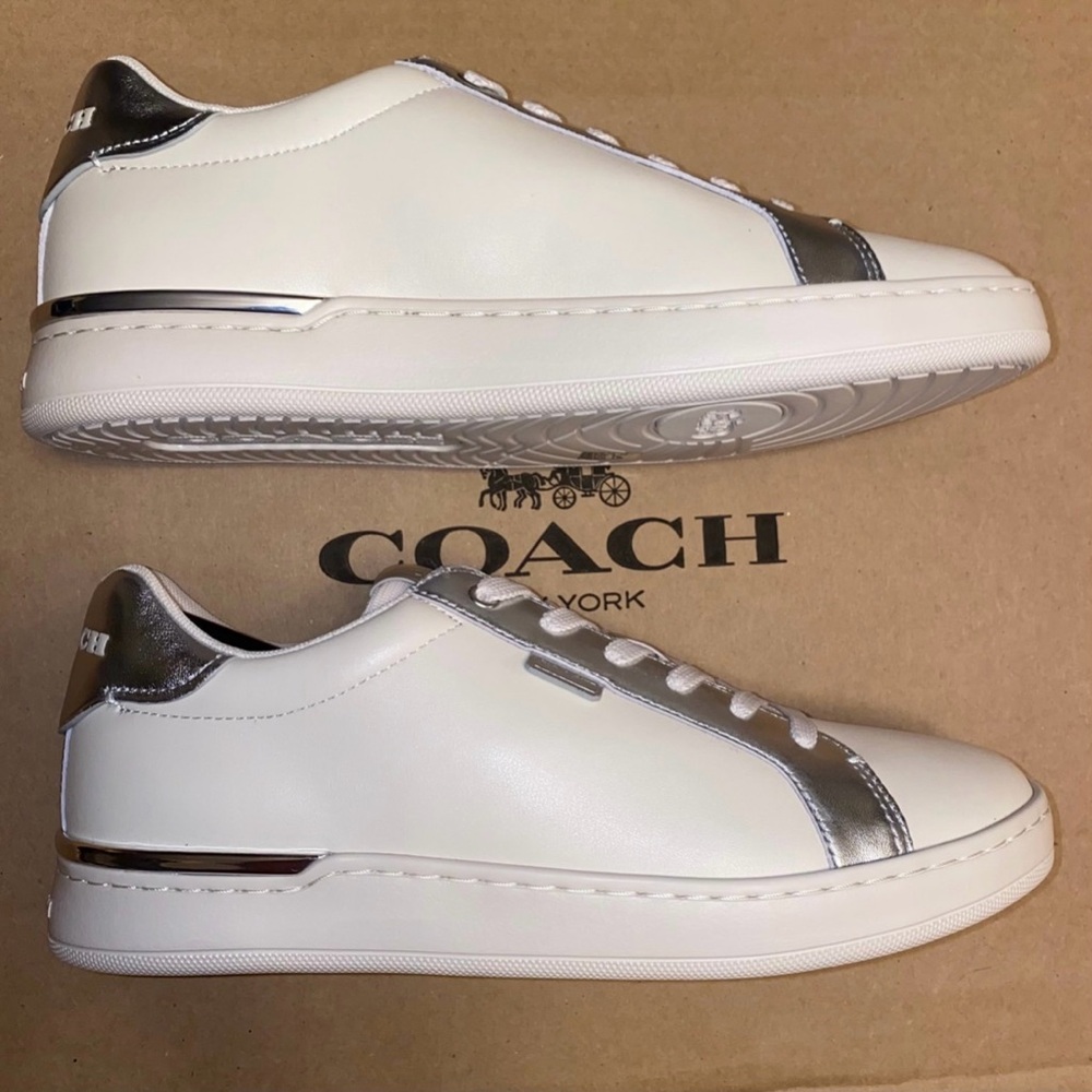 Coach 🤍 Lowline Low Top sneakers 👟 size 10 New in box retail style shoes - Picture 4 of 10